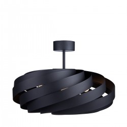 Lustra Plafon VENTO 1131 Zumaline E27, Negru, Polonia