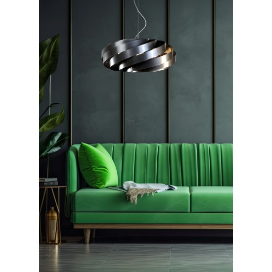 Suspensie VENTO 1136 Zumaline E27, Antracit, Polonia
