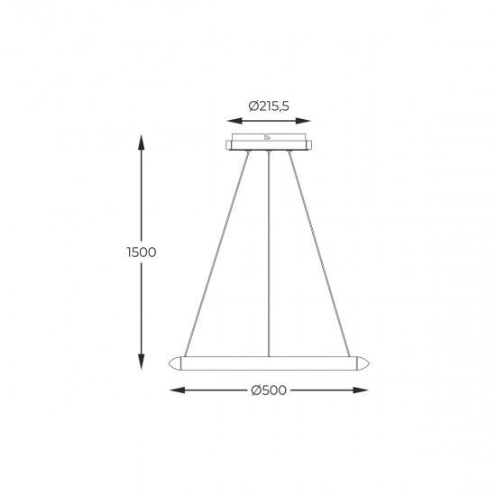 Suspensie NEWA  11677 Zumaline LED, Polonia