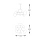 Candelabru OMI 1196 Zumaline G9, Negru, Polonia