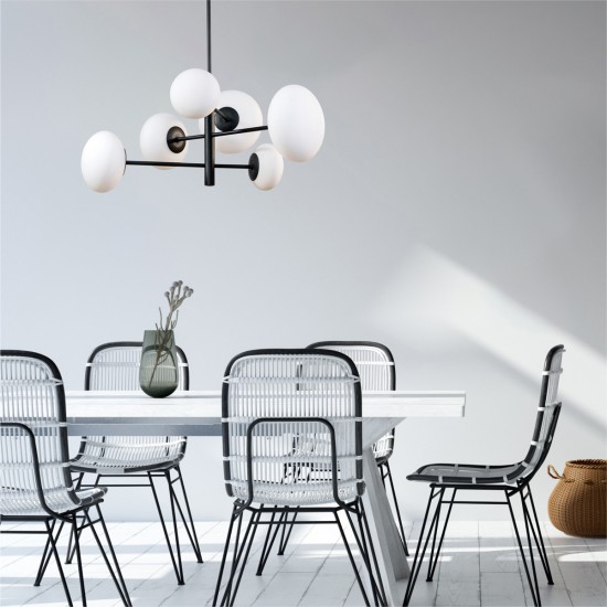 Candelabru OMI 1196 Zumaline G9, Negru, Polonia