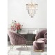 Candelabru AMEDEO 17106/6+3+1-GD+CL Zumaline E14, Auriu, Polonia