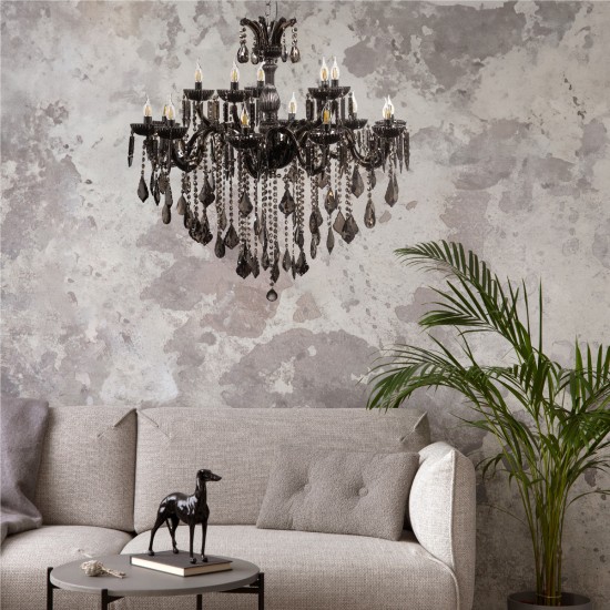 Candelabru CHATEAU 17801/10+5 Zumaline E14, Crom, Polonia