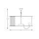 Candelabru PARIS 1906/10 Zumaline E14, Auriu, Polonia