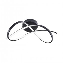 Lustra Plafon PAUL 19602C-BK Zumaline LED, Negru, Polonia