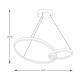 Suspensie RANDO 20002P-GD Zumaline LED, Auriu, Polonia