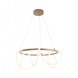 Suspensie BALBO 20006PL-GD Zumaline LED, Auriu, Polonia