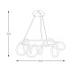 Suspensie BALBO 20006PL-GD Zumaline LED, Auriu, Polonia
