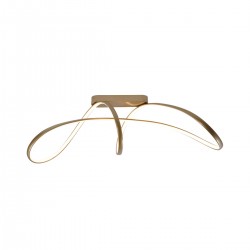 Lustra Plafon FERMI 20026C-GD Zumaline LED, Auriu, Polonia