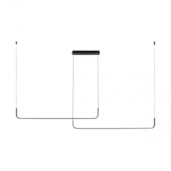 Suspensie RIKE 2023199-BK Zumaline LED, Negru, Polonia