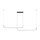 Suspensie RIKE 2023199-BK Zumaline LED, Negru, Polonia