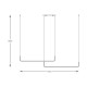 Suspensie RIKE 2023199-BK Zumaline LED, Negru, Polonia