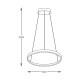 Suspensie BRENO 2023201-BK60 Zumaline LED, Negru, Polonia