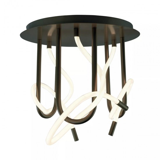Lustra Plafon BALBO 2023573-BK Zumaline LED, Negru, Polonia