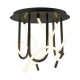 Lustra Plafon BALBO 2023573-BK Zumaline LED, Negru, Polonia
