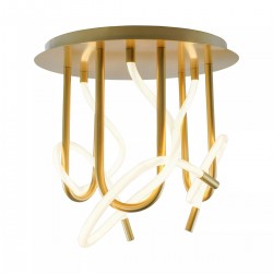 Lustra Plafon BALBO 2023573-GD Zumaline LED, Auriu, Polonia