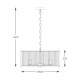 Suspensie MARMO 2200131P-L Zumaline E27, Crom, Polonia
