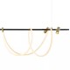 Suspensie BALBO 2200277L Zumaline LED, Negru, Polonia