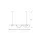 Suspensie BALBO 2200277L Zumaline LED, Negru, Polonia