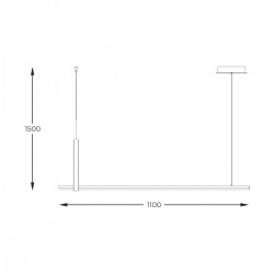 Suspensie CLAUD 22806M-WOOD Zumaline LED, Negru, Polonia