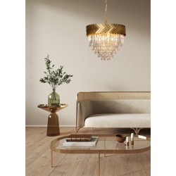 Candelabru LYON 23910/9 Zumaline E14, Auriu, Polonia