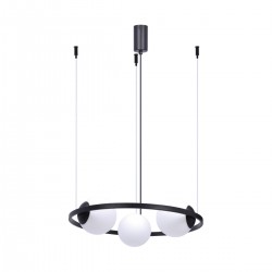 Suspensie ORBIT 5004 Zumaline E27, Negru, Polonia