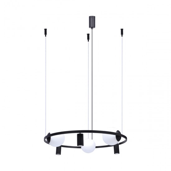 Suspensie ORBIT 5006 Zumaline E27, Negru, Polonia
