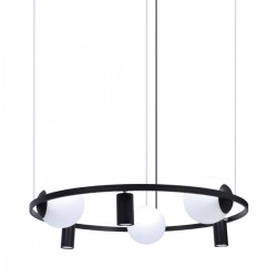 Suspensie ORBIT 5006 Zumaline E27, Negru, Polonia