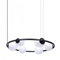 Suspensie ORBIT 5007 Zumaline E27, Negru, Polonia