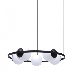 Suspensie ORBIT 5011 Zumaline E27, Negru, Polonia