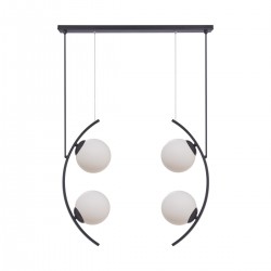 Suspensie HELIX 5016 Zumaline E14, Negru, Polonia