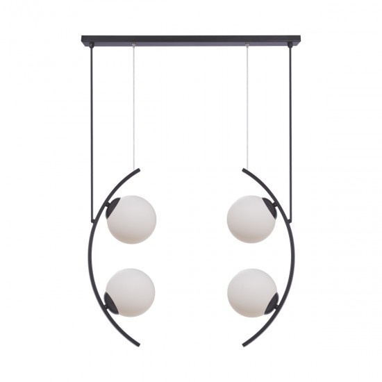 Suspensie HELIX 5016 Zumaline E14, Negru, Polonia