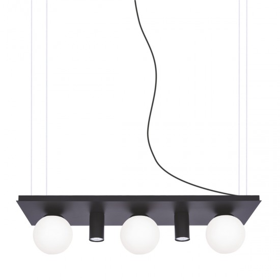 Suspensie PLANT SHELF 5555 Zumaline E14, Negru, Polonia