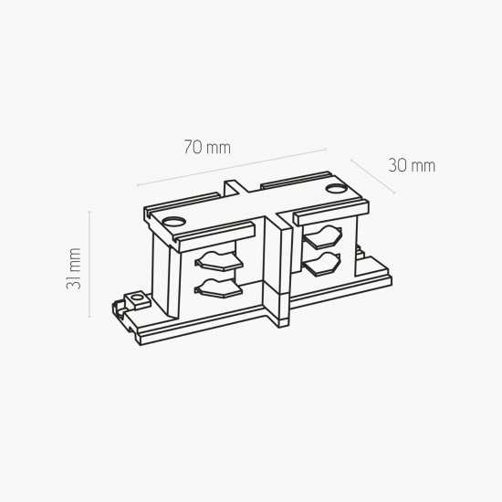 Conector Electric Sina 3 Faze   CZNIK PROSTY TR JOBWODOWY CZARNY 8030 Zumaline Negru, Polonia