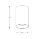 Downlight Aplicat DEEP SL 89313-N Zumaline GU10, Negru, Polonia