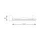 Lustra Plafon HORIK 89429-60BK Zumaline LED, Negru, Polonia
