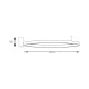 Lustra Plafon HORIK 89429-90BK Zumaline LED, Negru, Polonia