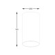Downlight Aplicat TUBA SL 1 BLACK 92680-N Zumaline GU10, Negru, Polonia