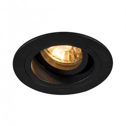 Downlight Incastrat CHUCK DL ROUND BLACK 92700-N Zumaline GU10, Negru, Polonia