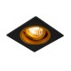 Downlight Incastrat CHUCK DL SQUARE BLACK- GOLD 92706-N Zumaline GU10, Negru, Polonia