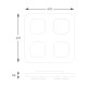 Lustra Plafon CONSTELLATION A0563-04H-S8TH Zumaline LED, Alb, Polonia