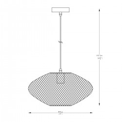 Pendul ORION A8032 Zumaline E27, Auriu, Polonia