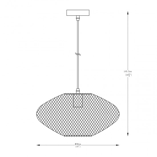Pendul ORION A8032 Zumaline E27, Auriu, Polonia