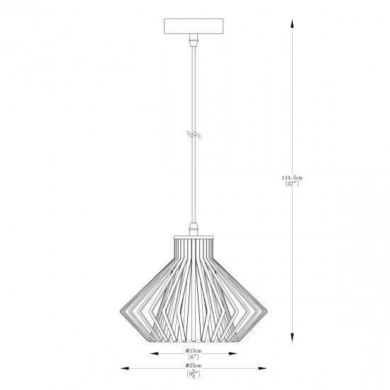 Pendul DOLIA A8080-GLD Zumaline E27, Auriu, Polonia