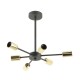 Suspensie MANDI A8100-6 Zumaline E27, Negru, Polonia