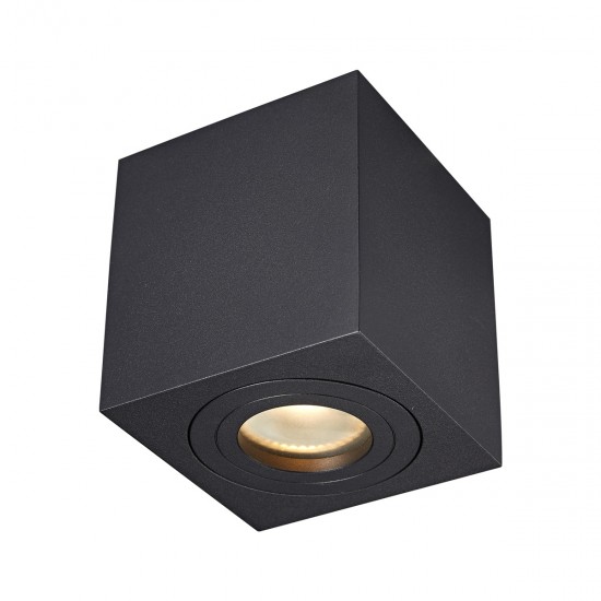 Downlight Aplicat QUARDIP SL ACGU10-161-N Zumaline GU10, Negru, Polonia