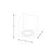 Downlight Aplicat QUARDIP SL ACGU10-161-N Zumaline GU10, Negru, Polonia