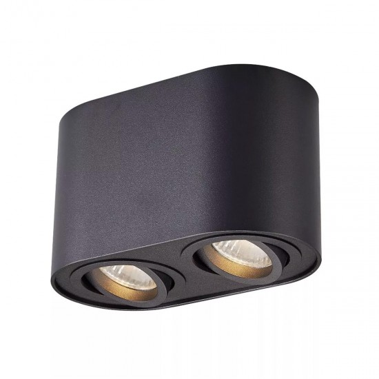 Downlight Aplicat RONDOC ACGU10-191-N Zumaline GU10, Negru, Polonia