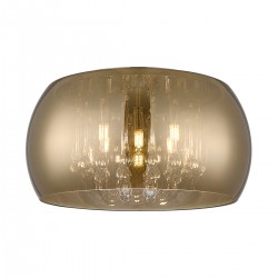 Lustra Plafon CRYSTAL C0076-05L-F4HF Zumaline G9, Auriu, Polonia
