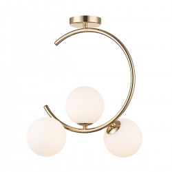 Lustra Plafon MOLECULE C0454-03Q-F7AA Zumaline G9, Auriu, Polonia